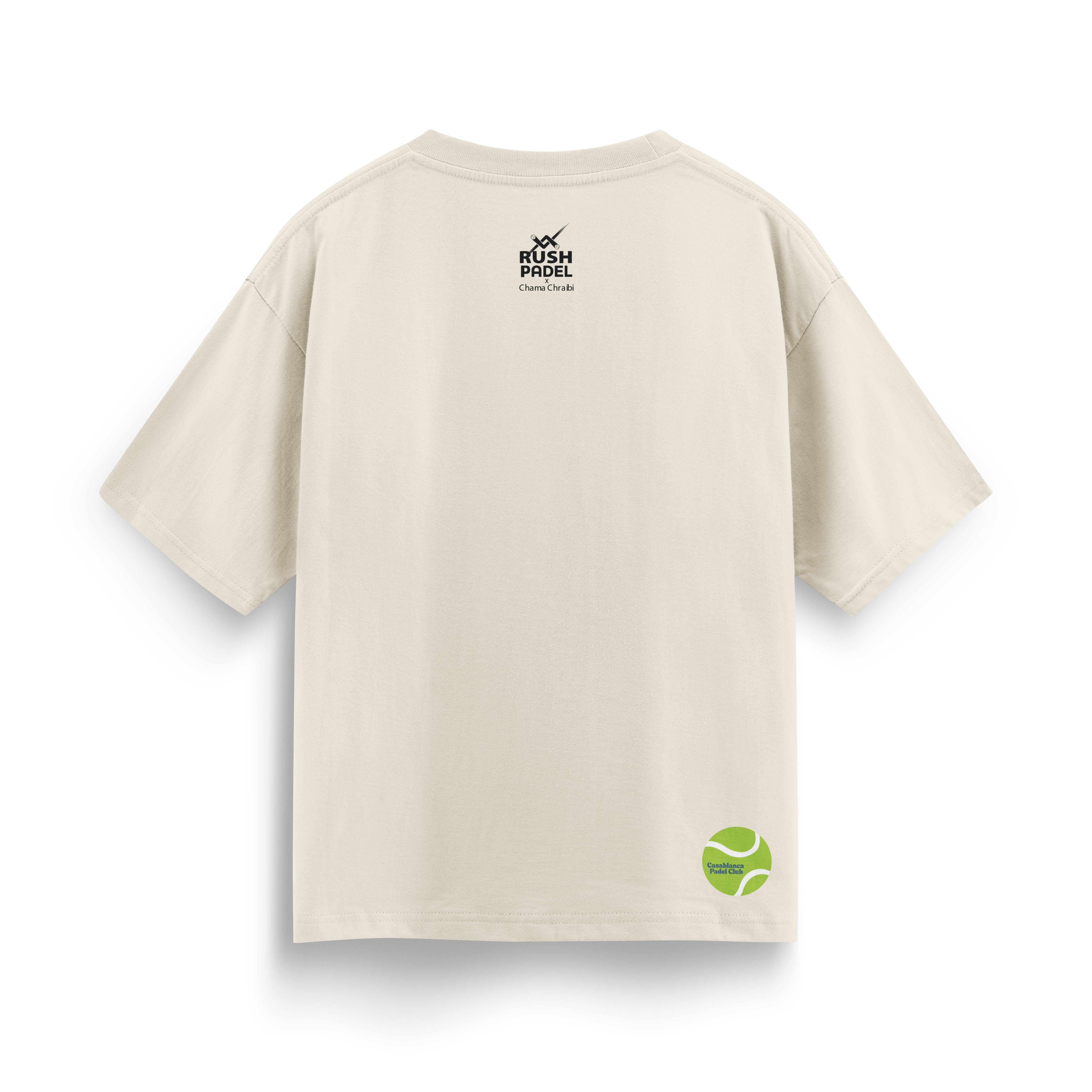 “Court Culture” Tee – Oversized Off-White